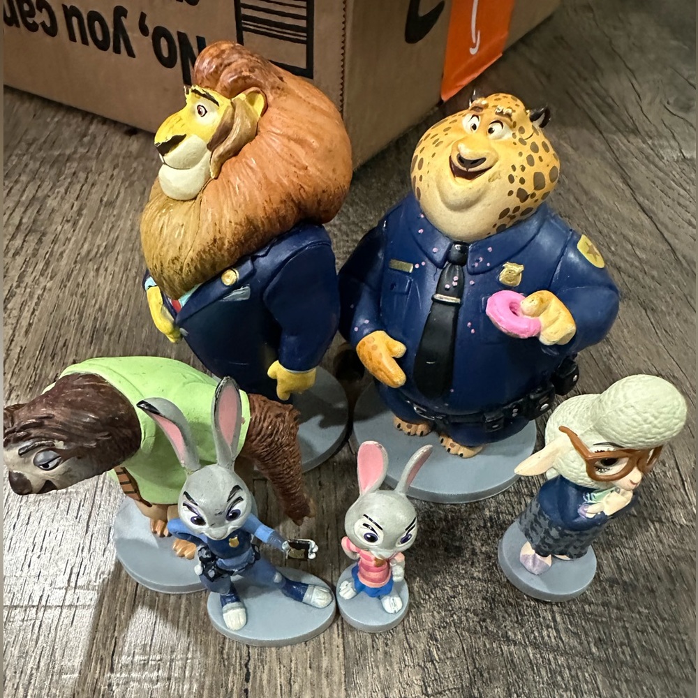 Zootopia Play Figures (6 pieces)